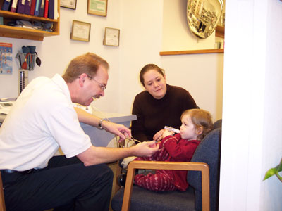 Matt Osterhaus with Patient